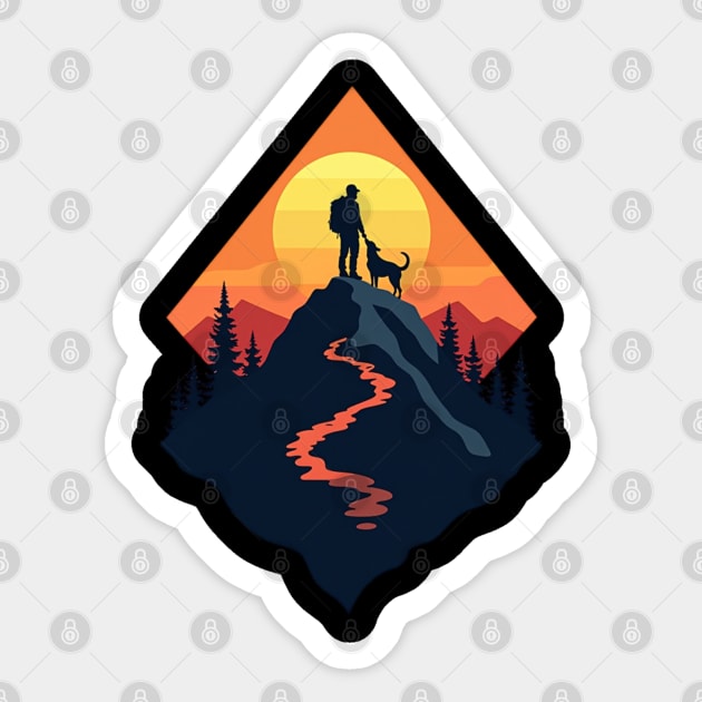 Summit Companions: Adventure Awaits Sticker by Steve
